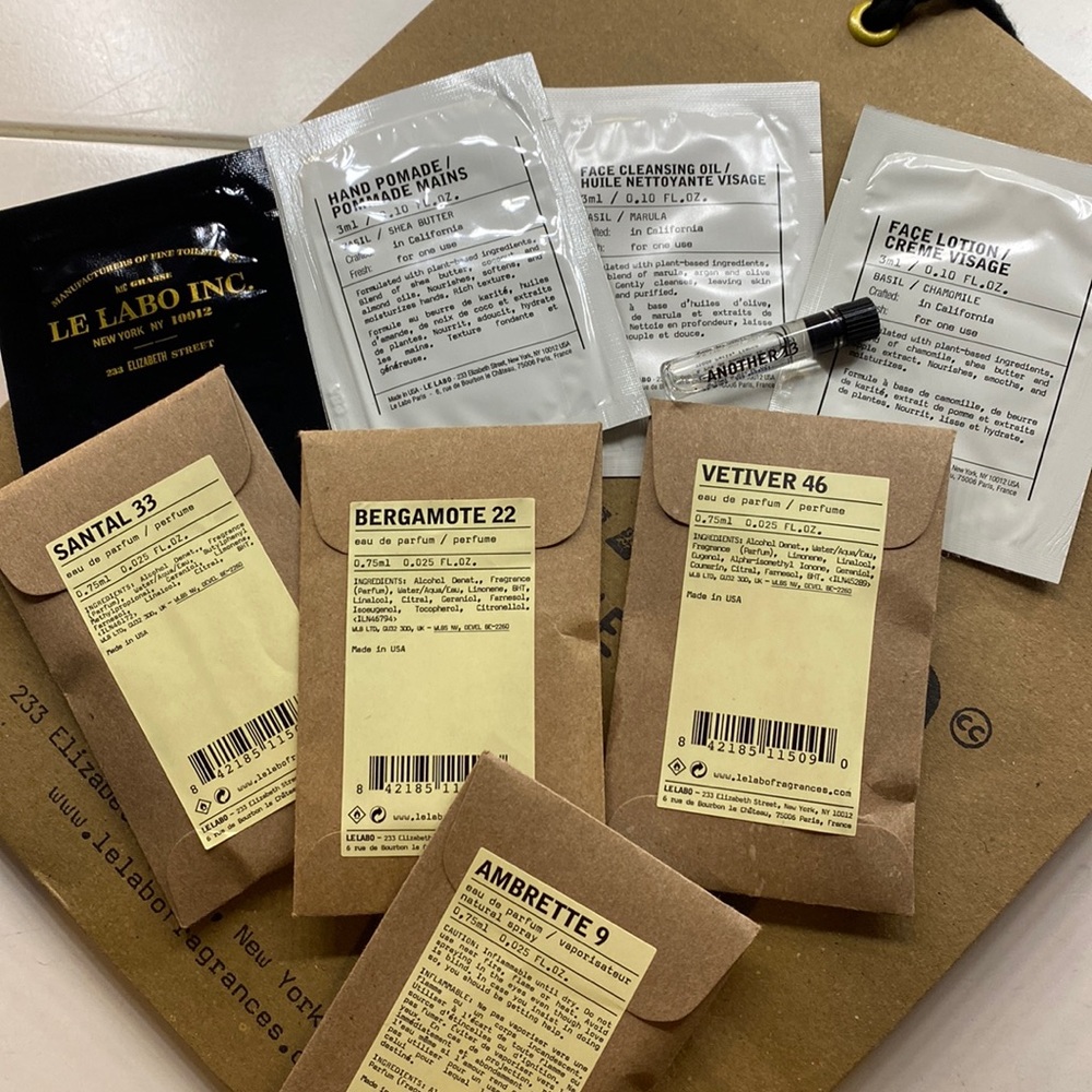Le Labo Samples